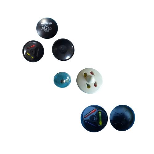 Badges antivol avec encre AM 58 Khz et RF 8.2 Mhz