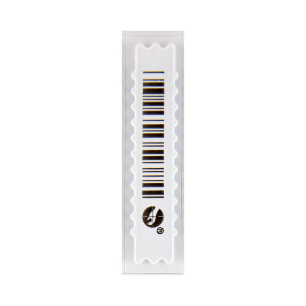 Etiquette antivol autocollante Ultra Strip APX2 Stanley - Sensormatic - AM 58Khz