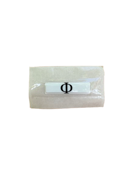 Étiquette antivol autocollante transparente Inviolable - Anti-manipulation - AM 58 Khz sur fond coloré.