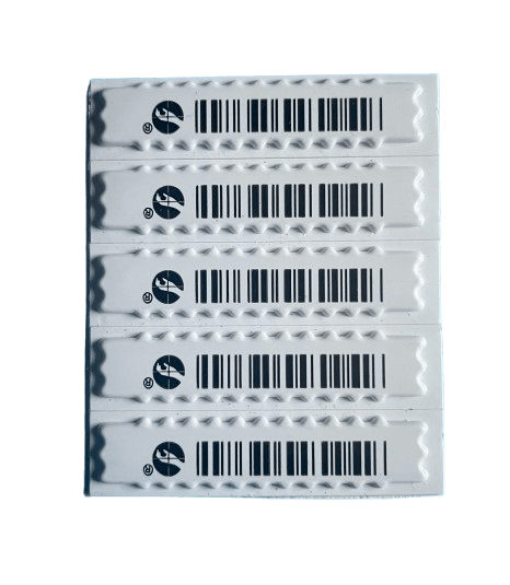 Etiquette antivol autocollante Ultra Strip APX2 Stanley - Sensormatic - AM 58Khz